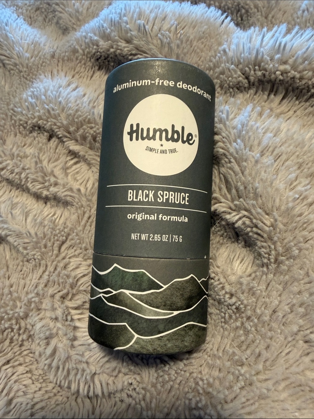 Black Spruce Aluminum-Free Deodorant - Black/Green